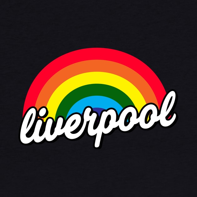 Liverpool Gay Pride LGBT Rainbow Flag by McNutt